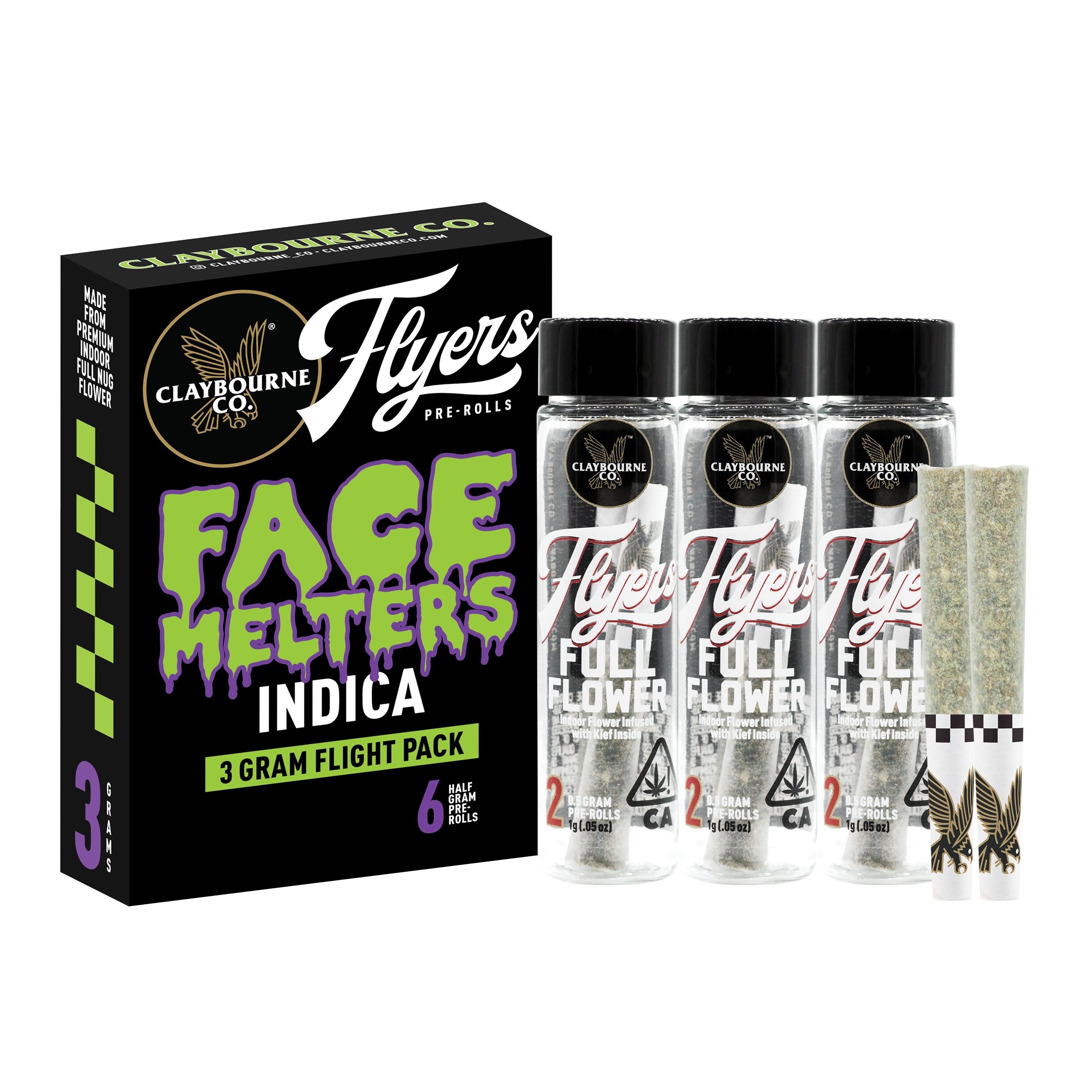 Face Melters Indica Variety Pack (3g)